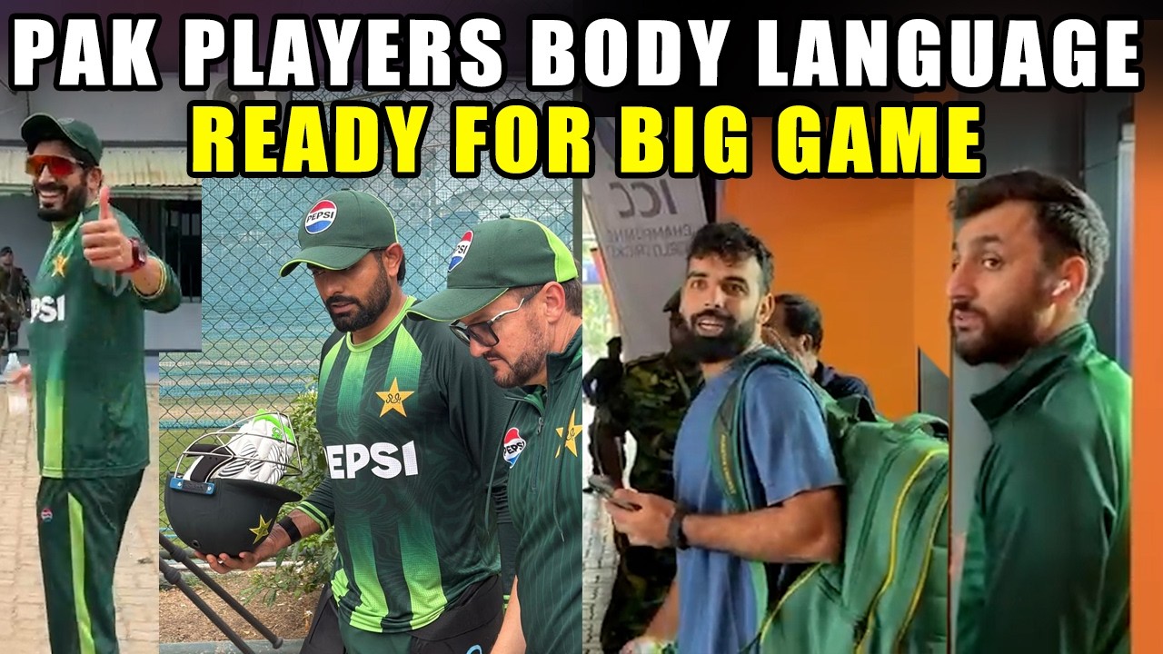 Pak players leaves for team hotel, ready for the big match against India
