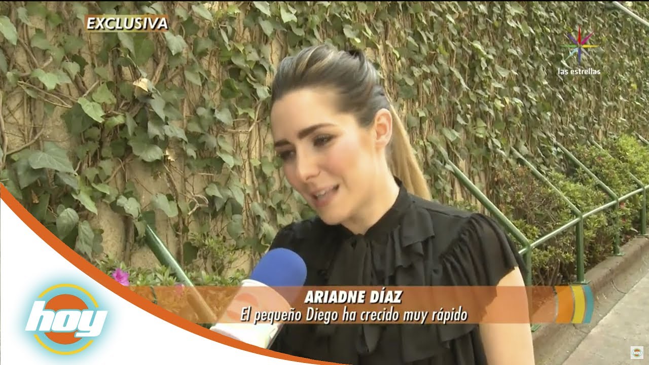 Ariadne D&iacute;az sufre de fuertes dolores de espalda causados por su hijo | Hoy