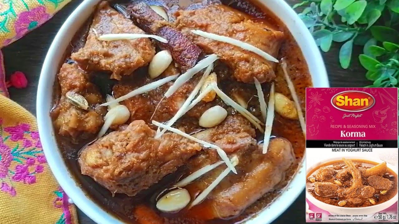 Shan Korma Recipe | Shan Chicken Korma Recipe | Chicken Korma Shan Masala | Qorma Recipe