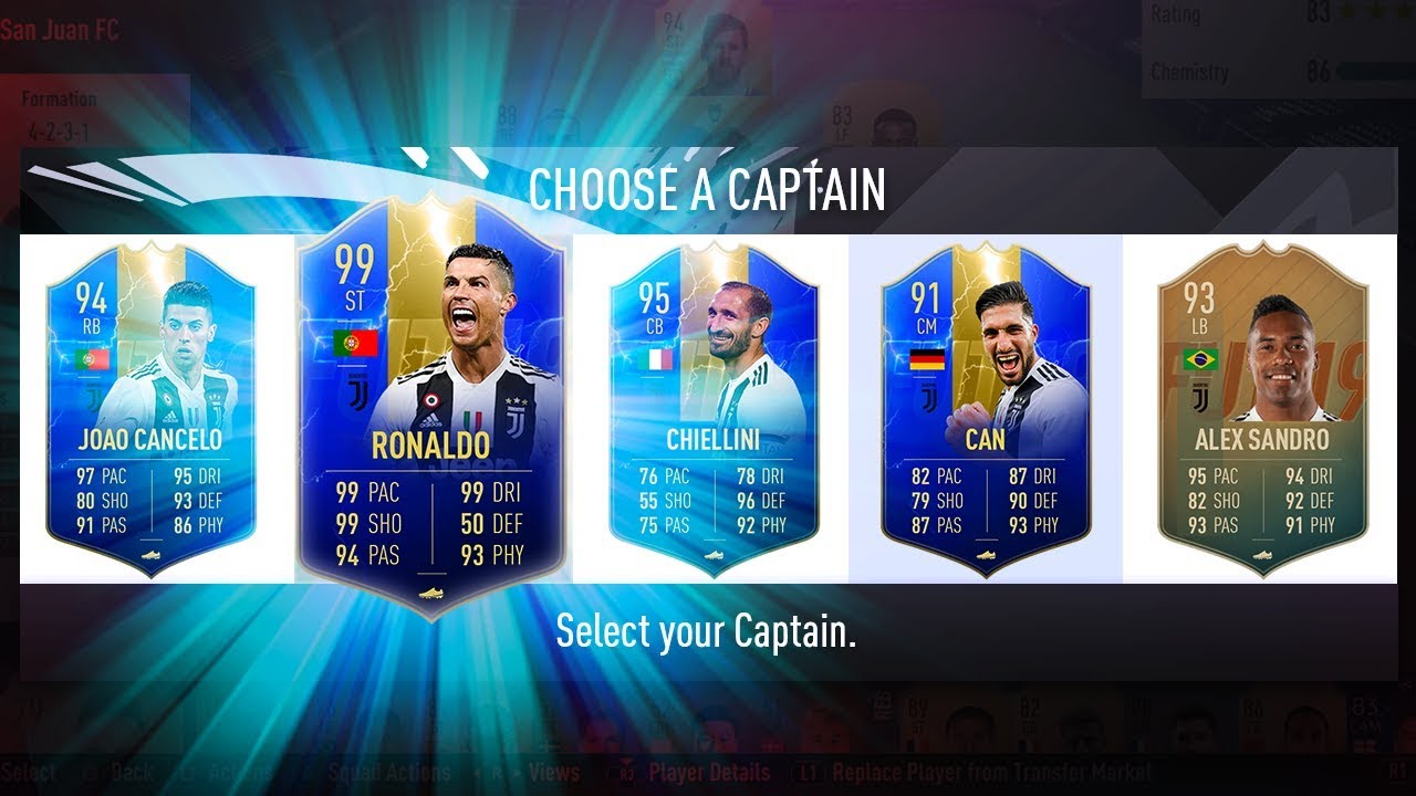 BEST POSSIBLE JUVENTUS FUT DRAFT CHALLENGE! - FIFA 19 Ultimate Team