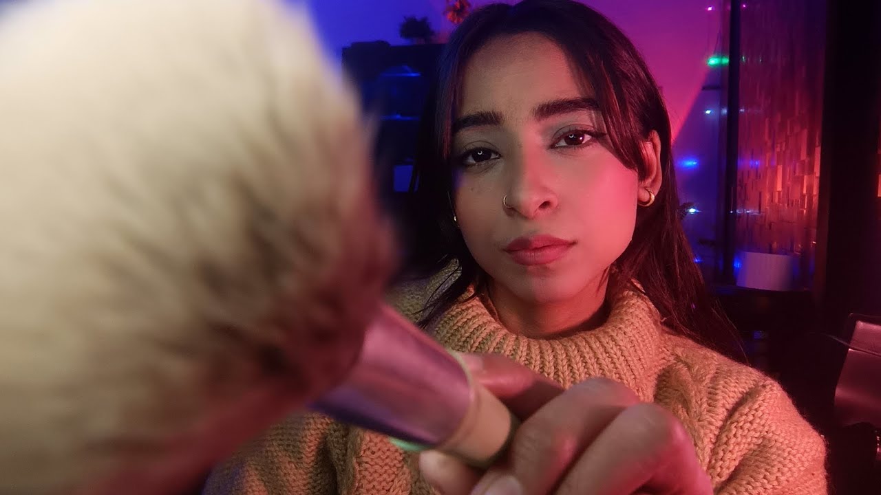 ASMR Visual Triggers ✨| Face Brushing, Hand Movements & Focus Test