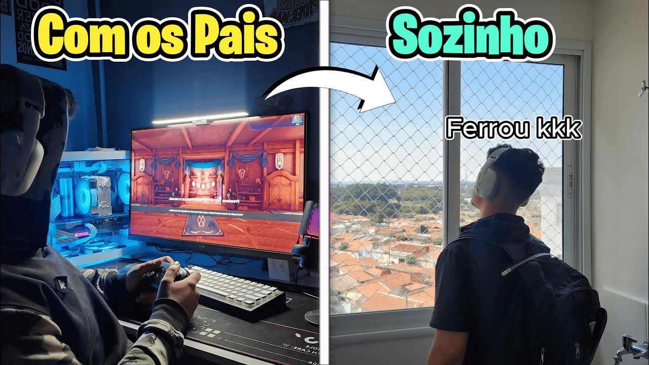 Um GAMER indo morar SOZINHO - Parte 1