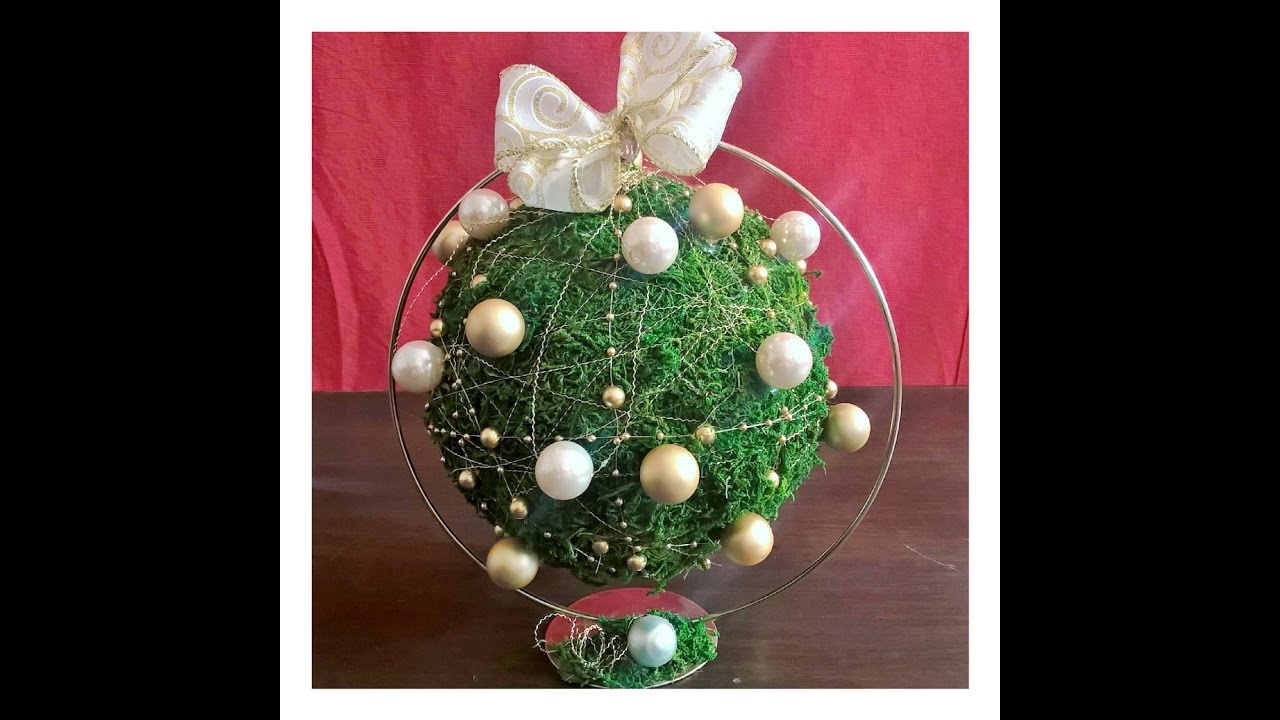 Bombka z mchu , stroik...wersja 2 :) #Christmasdecorations