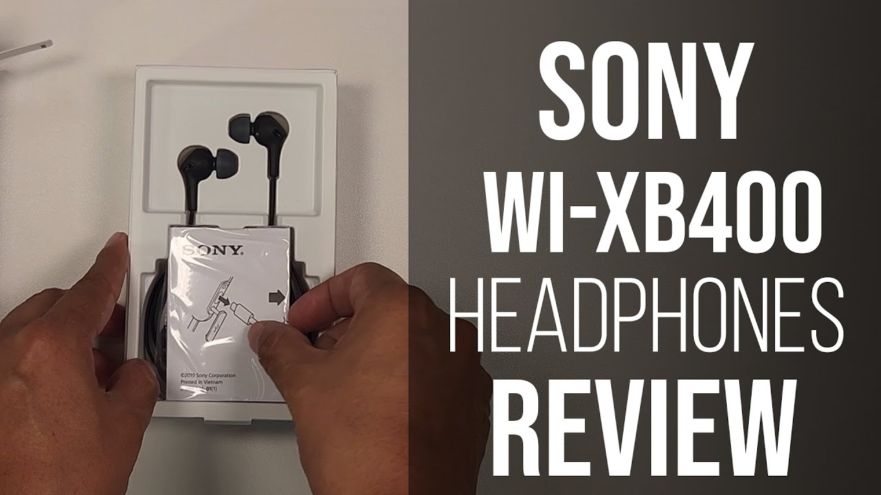 Unboxing and Review: Sony WI-XB400 In-Ear Headphones