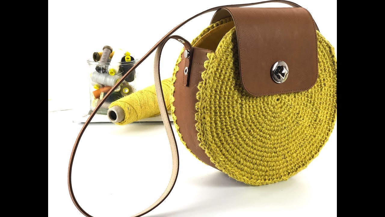 Tutorial Borse Uncinetto - TAMBURELLO GIPSY - Cerchio Perfetto