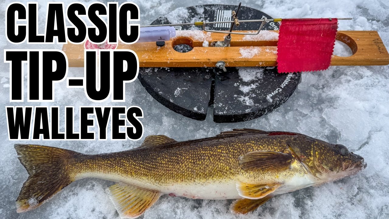 Why This Classic Tip-Up Setup Still Catches Tons of Walleyes!