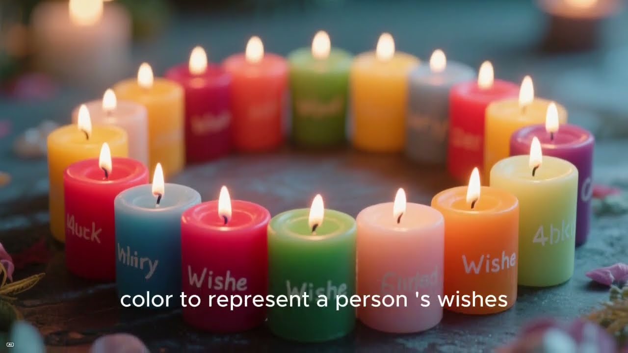 The Secret Power of Colored Candles | Ancient Rituals for Success & Healing
