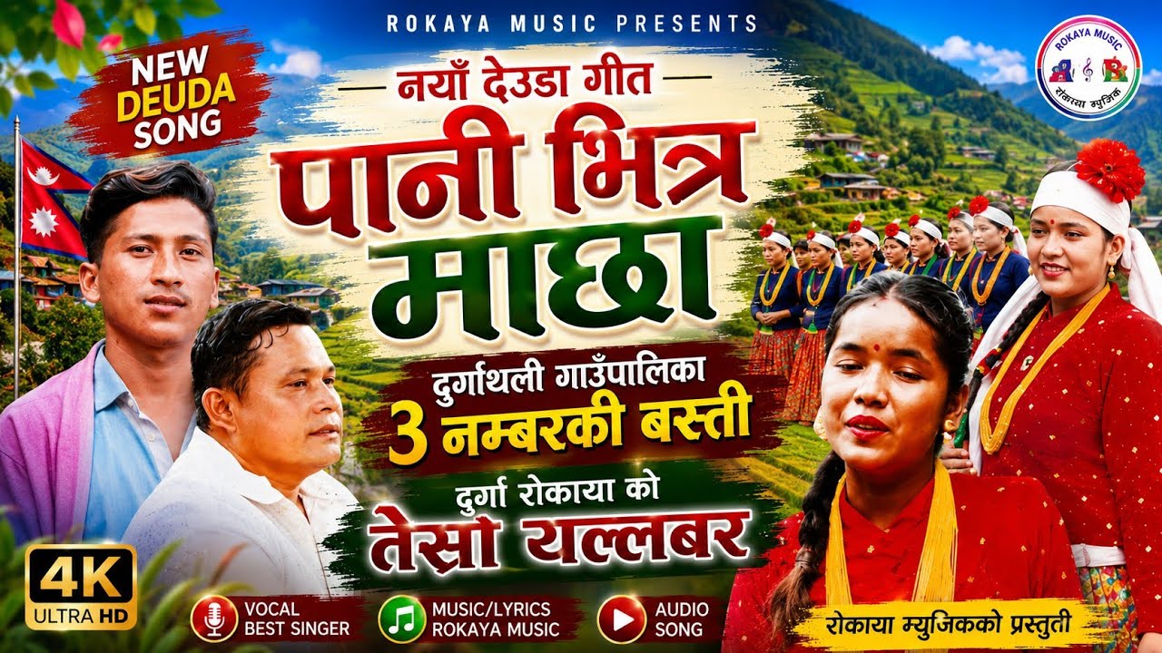 पानी भीत्र माछा | Deuda Dohori Song | Emotional Nepali Folk  Rokaya Music 2082