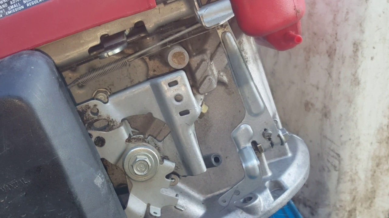 Comment régler le régulateur d'un HONDA GCV 135 et160 ? How adjust the governor of a HONDA GCV 135?