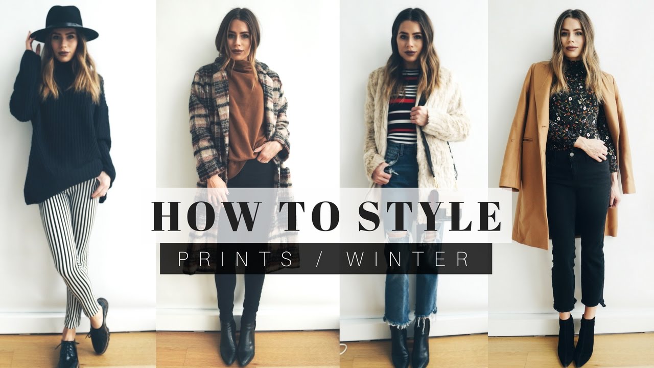 How To Style: Prints For Winter  + LOOK BOOK
