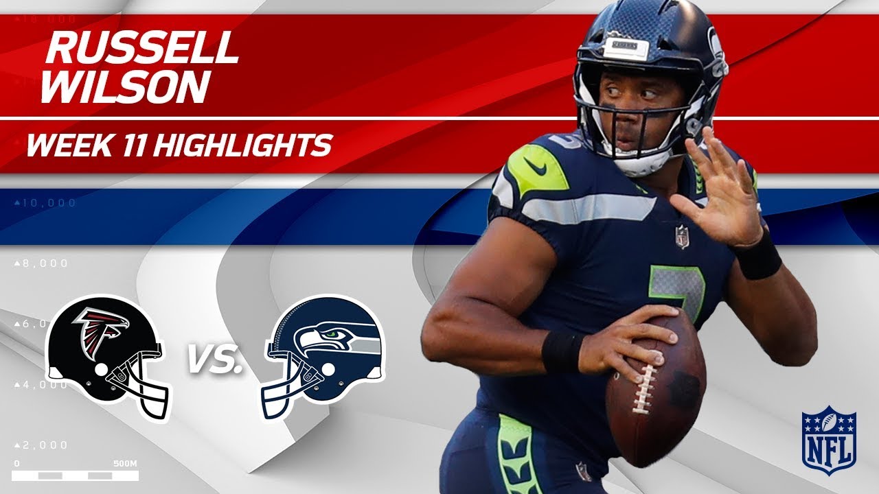 Russell Wilson's Strong Night w/ 344 Total Yards & 3 TDs! | Falcons vs. Seahawks | Wk 11 Player HLs