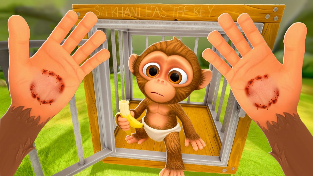 My Baby Monkey BIT Me! - I Am Monkey VR