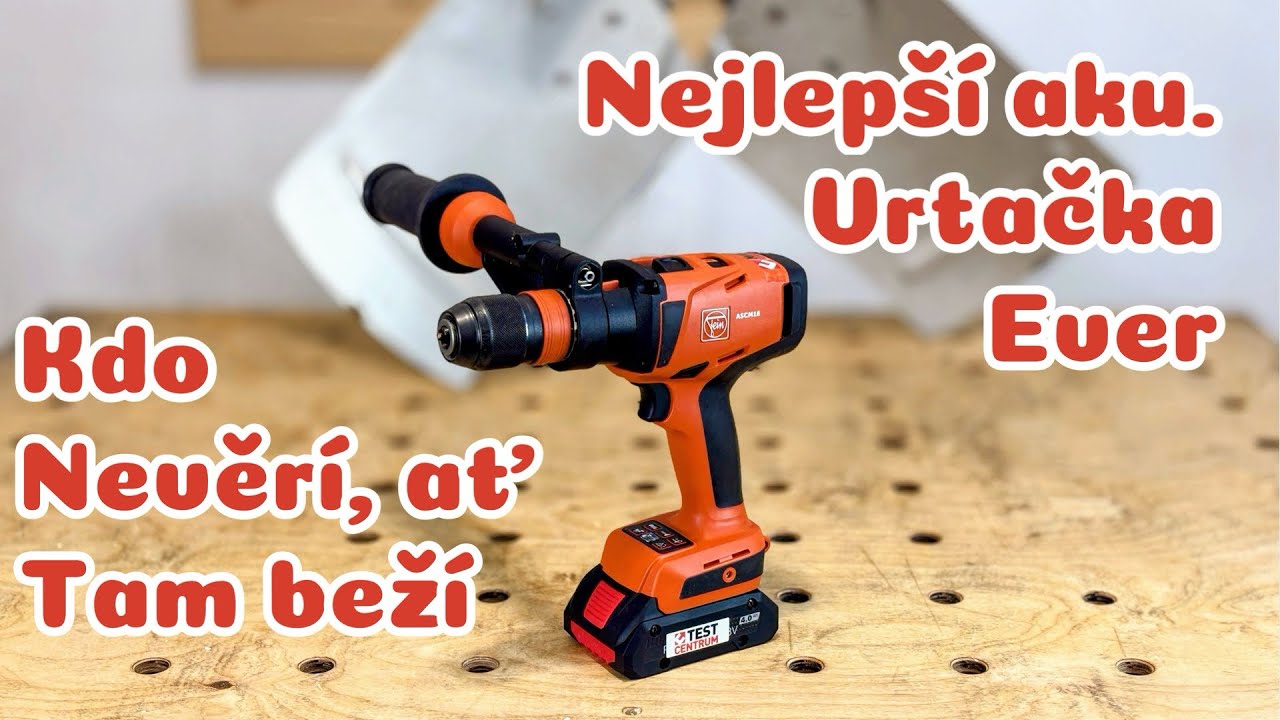 Fein ASCM 18-4 QMP- Akumulátorová 4-rychlostní příklepová vrtačka - recenze