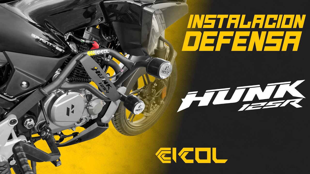 Instalacion Defensa Hero Hunk 125 R Cicol