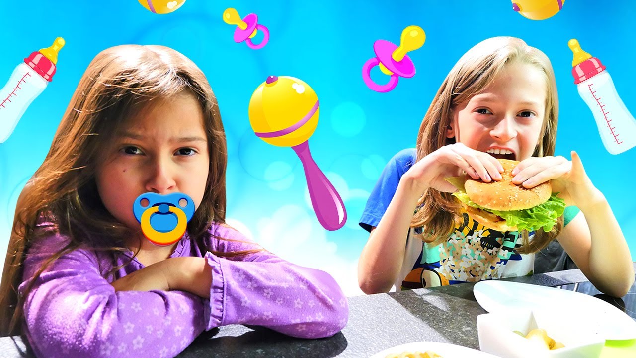 Che bello essere grandi! La piccola Selin impara una lezione. Video divertenti con bambini
