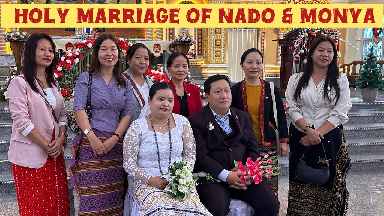 First Time attending Holy Marriage of Nado & Monya at Catholic Church 💒 | With My sisters 👯‍♀️ 