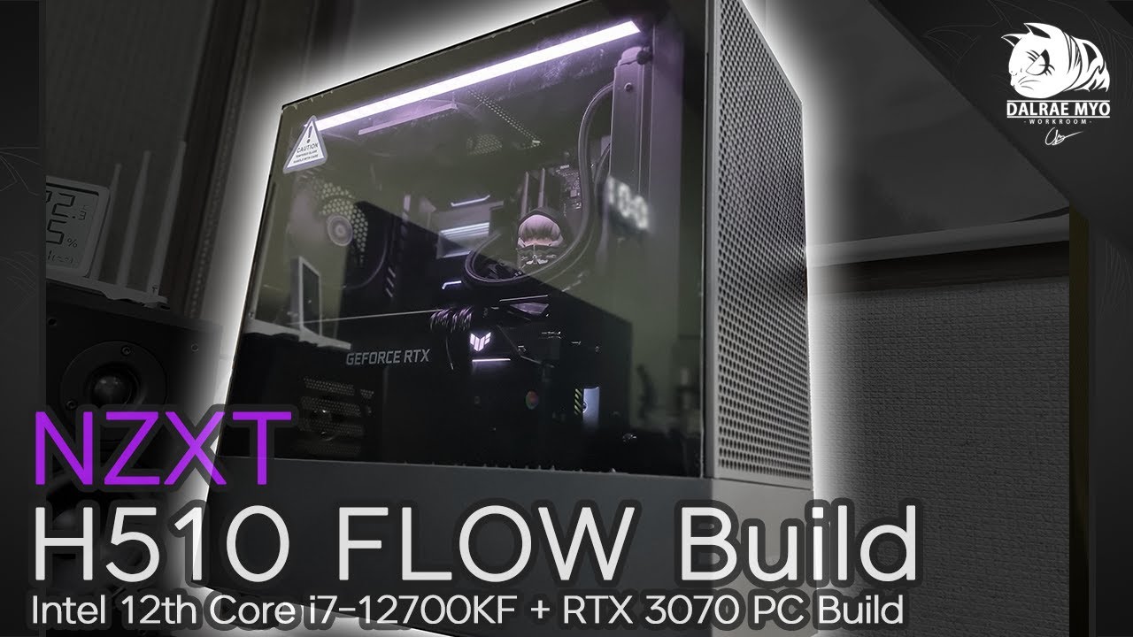 NZXT H510 FLOW Build | 12th 12700K + Z690 TUF + RTX 3070