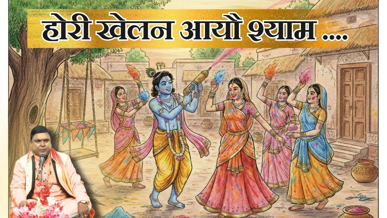लोकसंगीत || होरी खेलन आयौ श्याम .... || Lok Sangeet ||