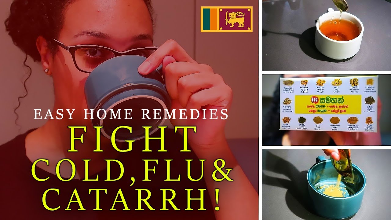 Natural Home Remedies for Cold  -  Herbal Tea blends & Samahan Tea | IMMUNE boosting drinks to make