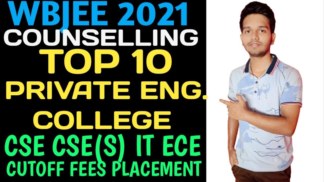 Top 10 Private Engineering College Under Wbjee 2021 | Category wise cutoff CSE ECE IT #wbjee