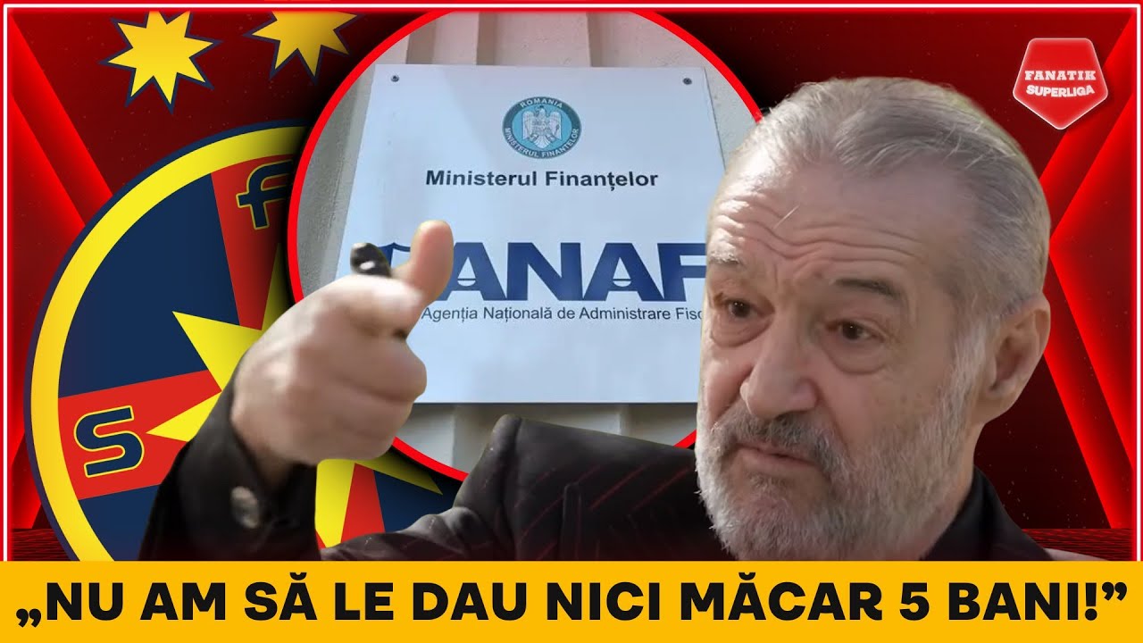 Gigi Becali SPUNE TOT ADEVARUL despre DATORIA de 1,4 MILIOANE DE EURO pe care FCSB o are la ANAF