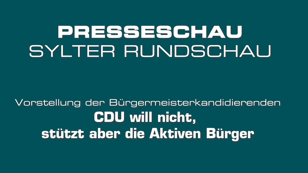 Kommunalwahl in Wenningstedt-Braderup auf Sylt: Tricksen die Aktiven Bürger schon wieder?