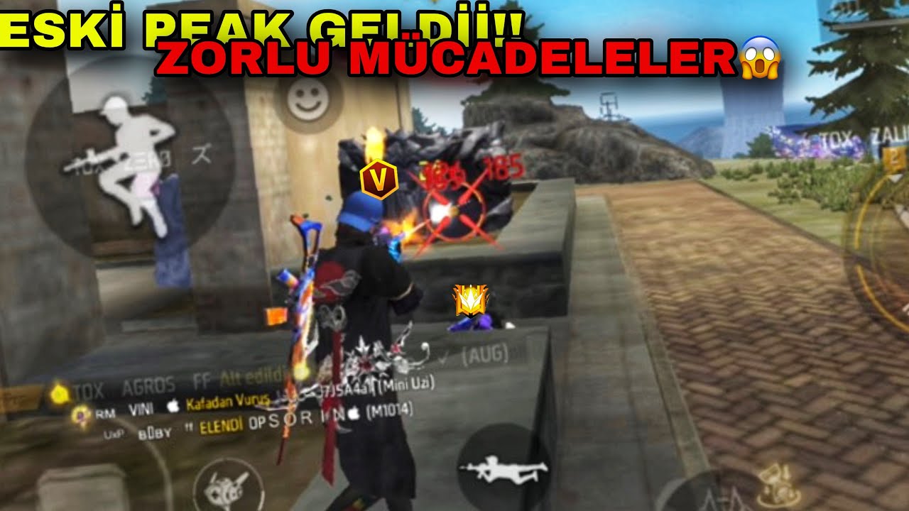 ESKİ PEAK GERİ GELDİ!!! ZORLU RAKİPLER İLE KAPIŞTIM😎 -  Free fire 