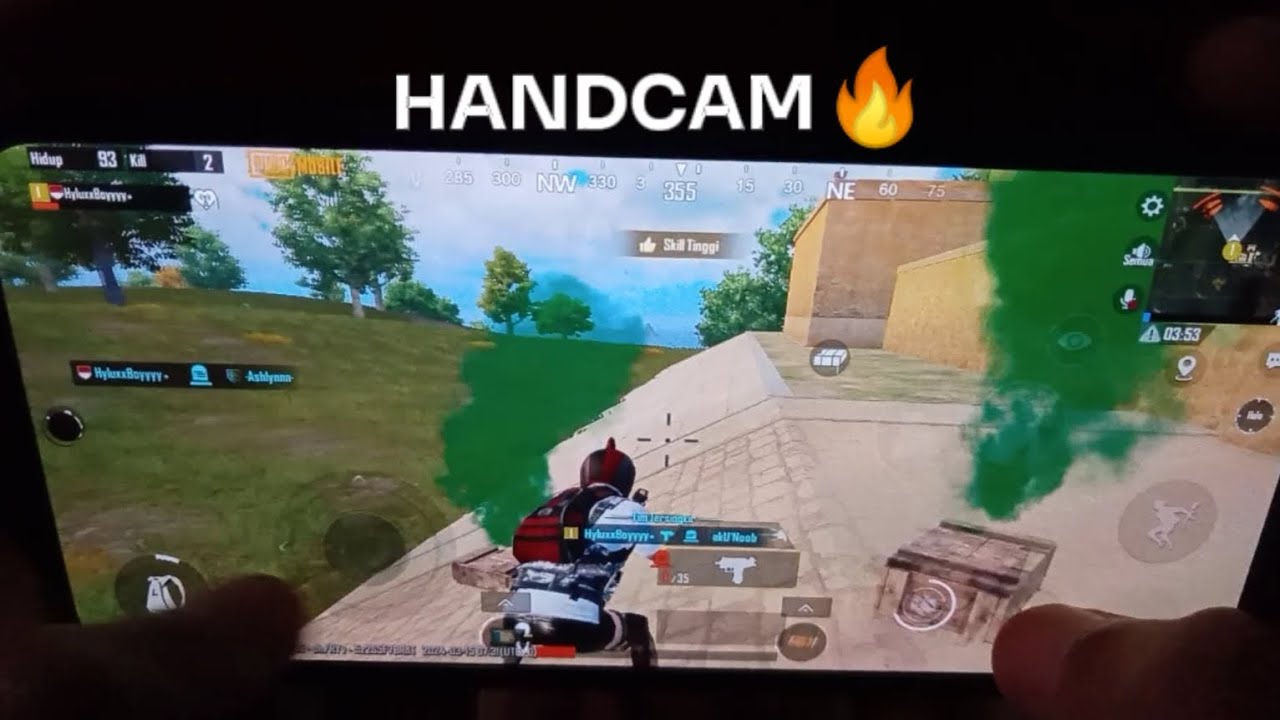 HANDCAM 4 FINGER + GYROSCOPE🔥 | REDMI NOTE 10S | PUBG MOBILE