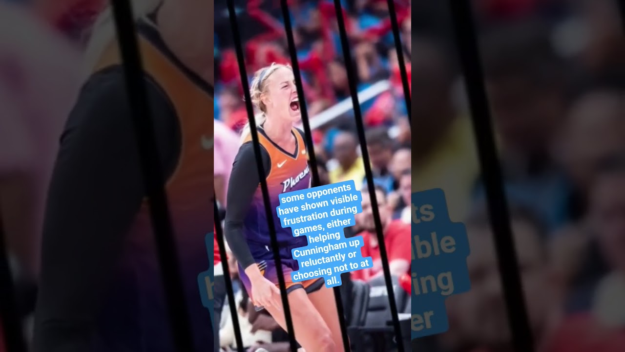 some opponents have shown visible frustration during games.#SophieCunningham #WNBAControversy