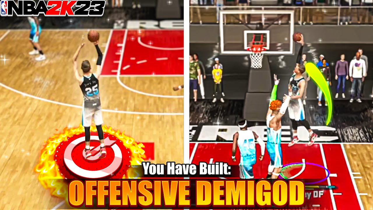 This GLITCHED build has a 99 DRIVING DUNK and a 99 THREE POINTER in NBA 2K23