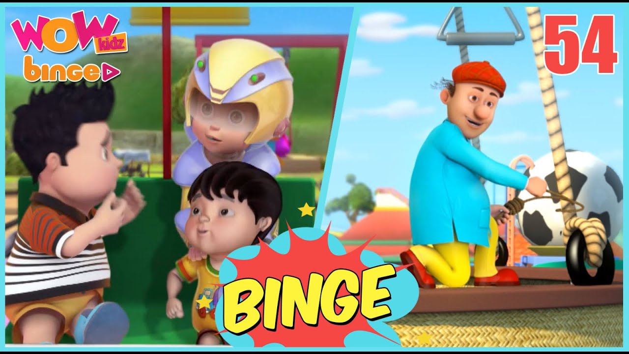 Kids Cartoon | VIR THE ROBOT BOY & CHACHA BHATIJA | Hindi Stories|  Compilation 54 | Wow Kidz Binge