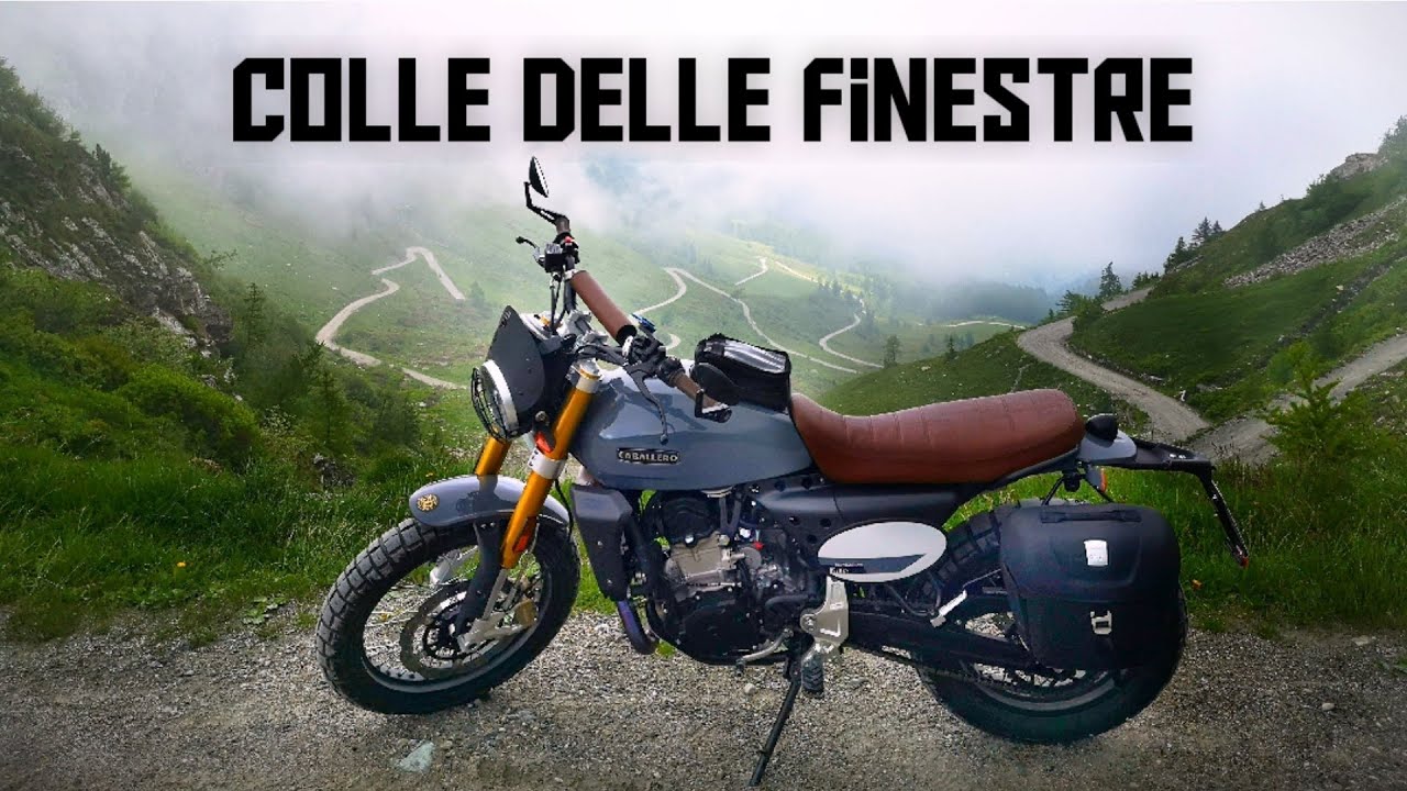 PT.1/3 - COLLE DELLE FINESTRE🌲 ¦Caballero Scrambler Deluxe 500 ¦🏍️