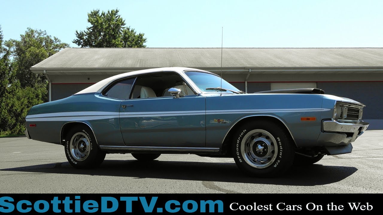 1972 Dodge Demon 340 4 Speed Reinhart Collection ScottieDTV You Can't Cancel Cool Road Tour 2020