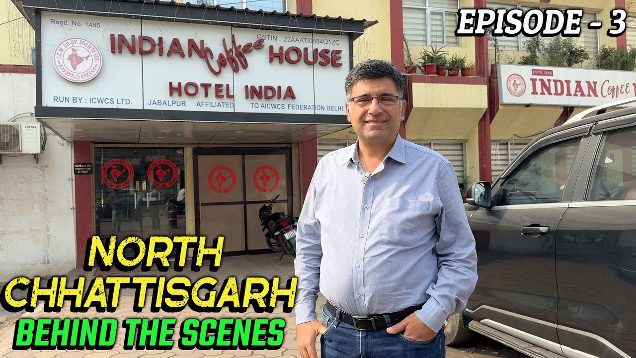 Ep - 3 BTS Amarkantak to Korba to Champa, Chhattisgarh | Local Food & Champa Silk Village