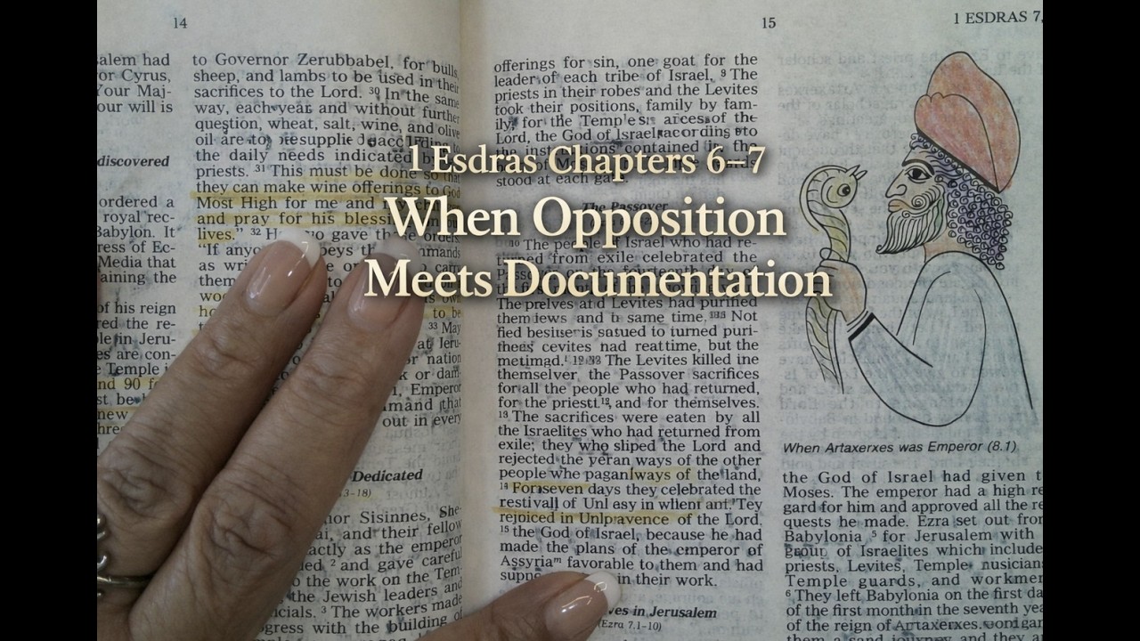 1 Esdras Chapters 6–7 | When Opposition Meets Documentation