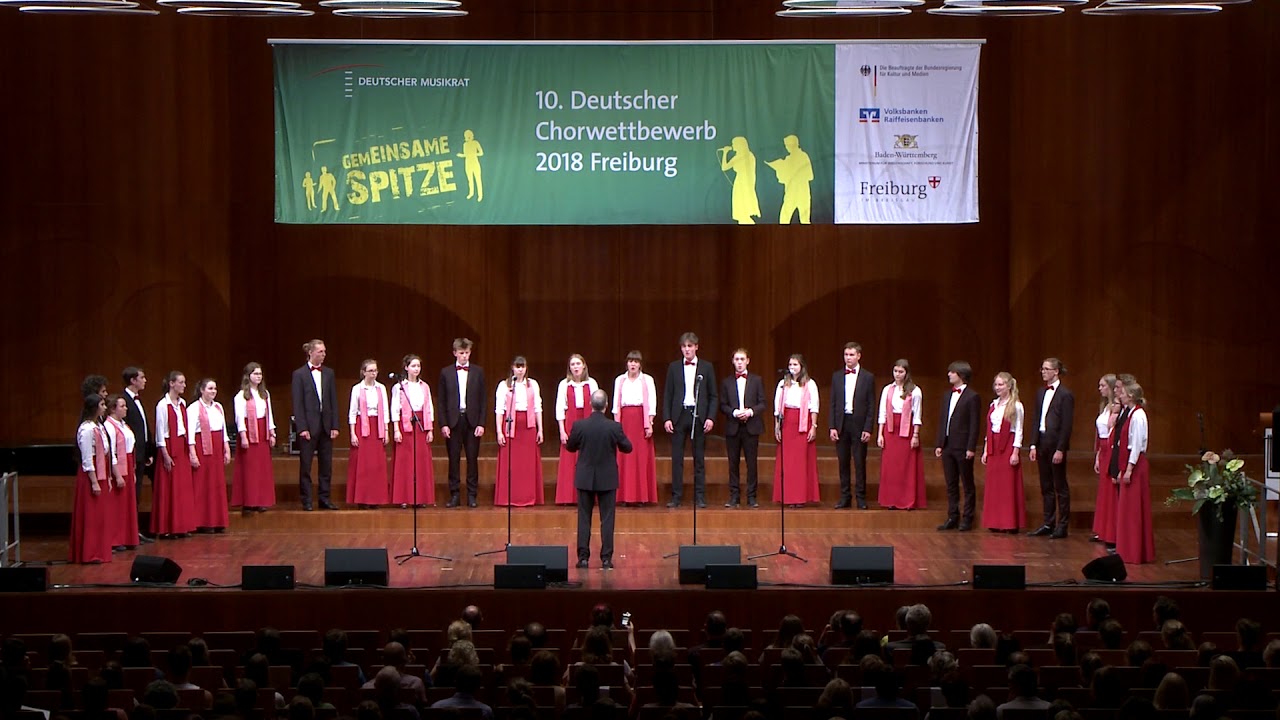 10. DCW-Preisträgerkonzert III: Jugendkammerchor des Musikgymnasiums Schwerin (Mai 2018)