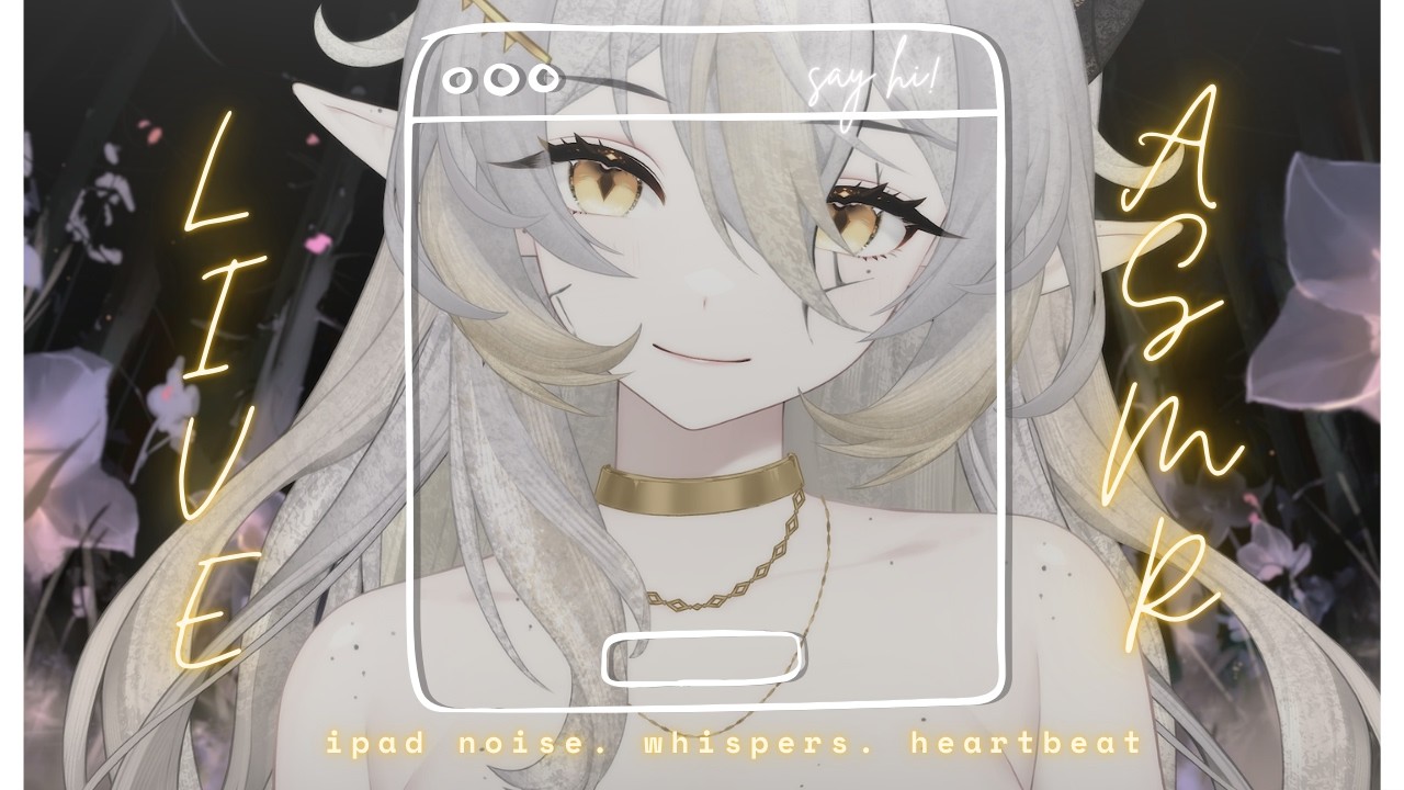 【 3DIO 】Study & Yap ♡ ipad & white noise, whispers + more!