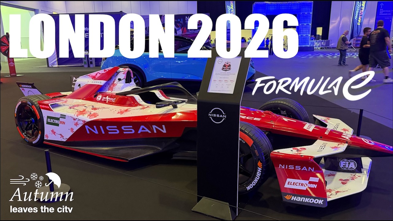 Formula e ExCel London 2026  4K [London life] #electriccar #carracing #excellondon #nissan #sakura
