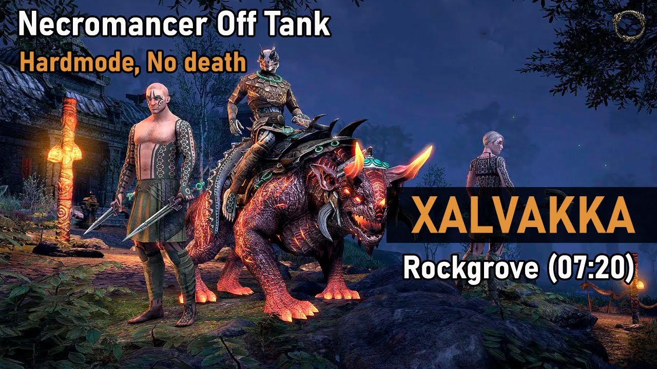 Rockgrove - Necromancer Off Tank - Xalvakka Hardmode - 07:20 [ESO: Blackwood]