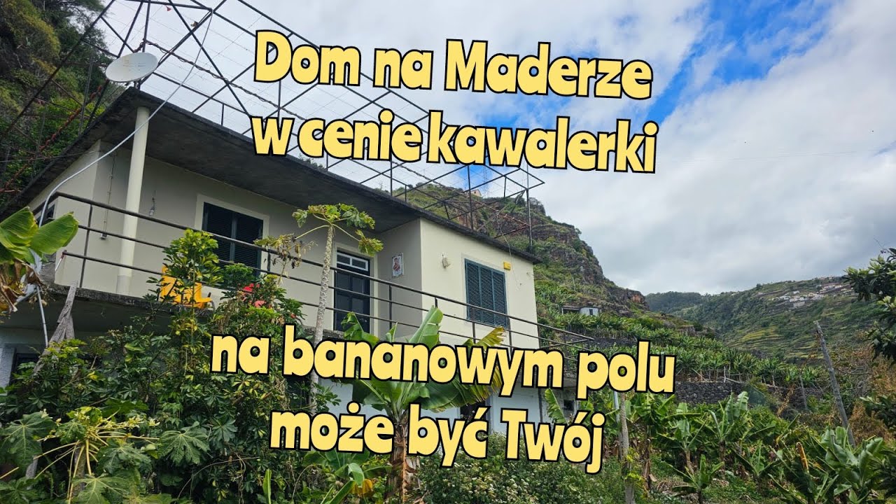 Dom na sprzedaż na Maderze plus hektar bananów #madera #madeira #nieruchomosci #home #inwestycja #fl