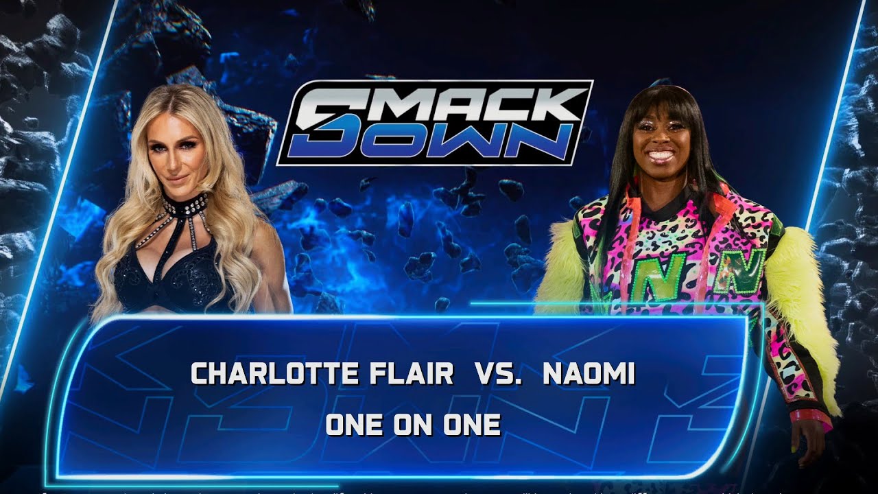 WWE FULL MATCH: Charlotte Flair vs Naomi : SMACK DOWN ,Feb 18, 2026(WWE 2K25)