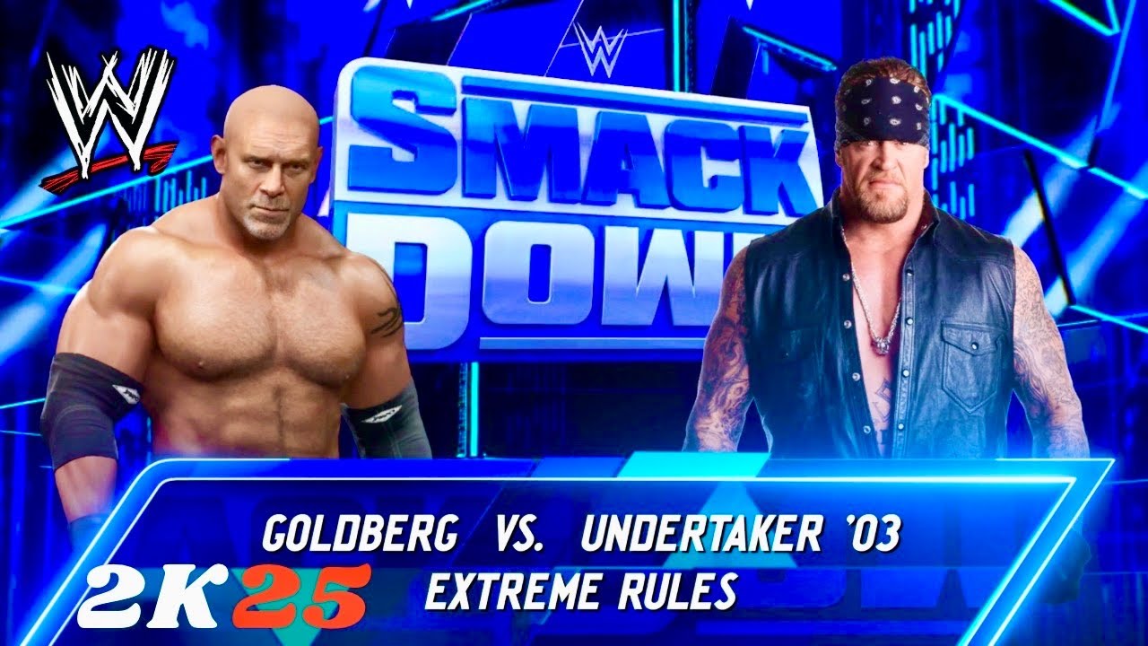 GOLDBERG VS UNDERTAKER – EXTREME RULES LEGENDARY BATTLE | WWE2K25 