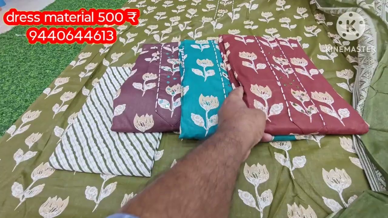 Dress material cotton 500 rs