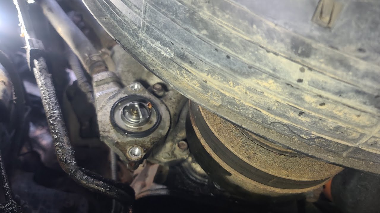 2012 Ram 1500 4.7l thermostat & lower hose replacement