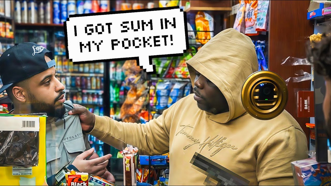 Cutting off Customers in the hood Prank *almost gone wrong*