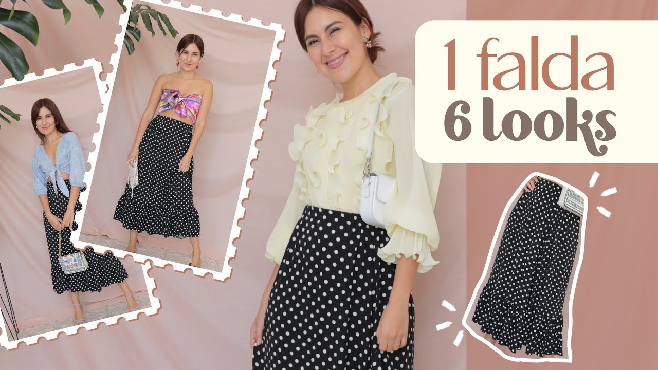 ¡1 falda en 6 looks 🔥! / Tana Rendón