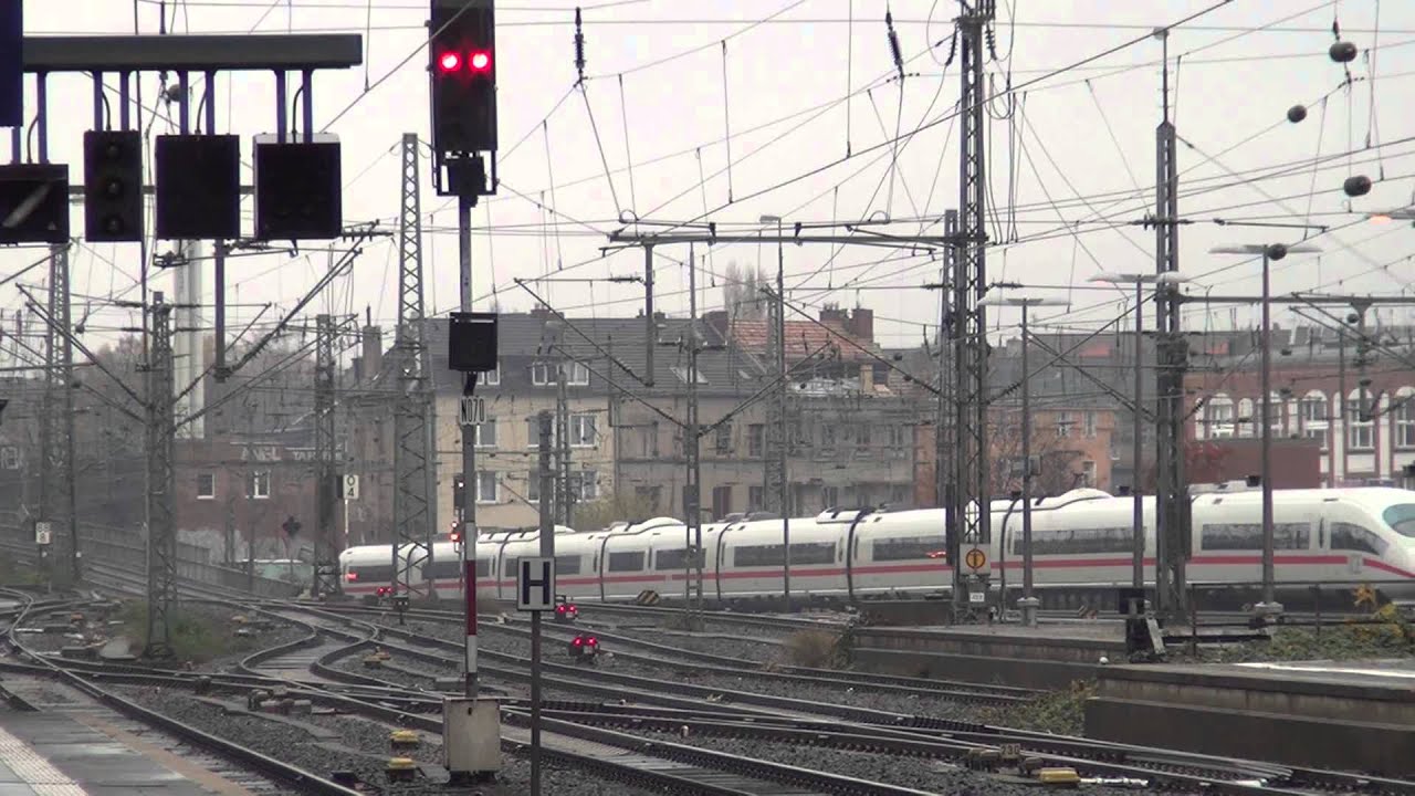 Camcorder Test Sony HDR-CX570(E) / Züge in Düsseldorf (HD)