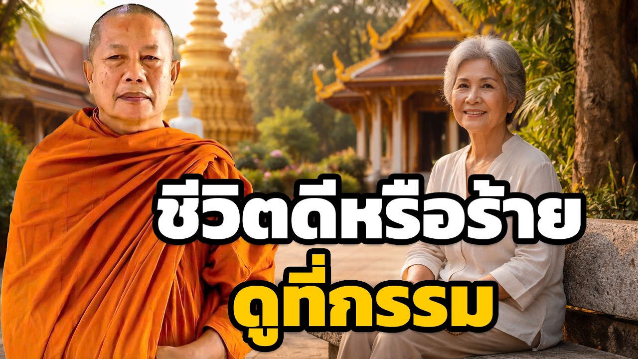 ชีวิตดีร้ายเพราะกรรม ธรรมะคลายทุกข์ พระมหาบุญช่วย ปัญญาวชิโร