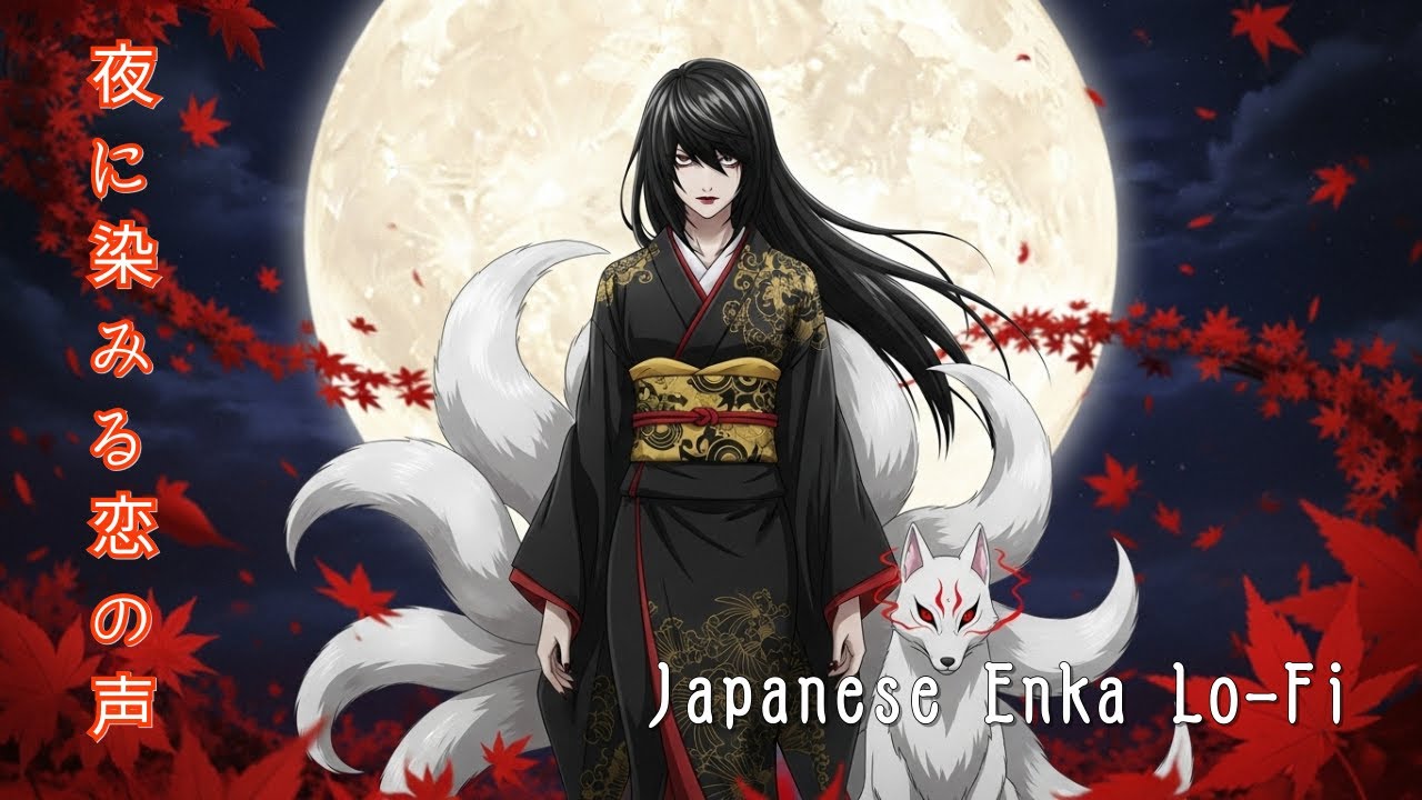 🌙夜に染みる恋の声 ㅣJapanese Enka Lo-Fi ㅣ 切なく響く和風ローファイ