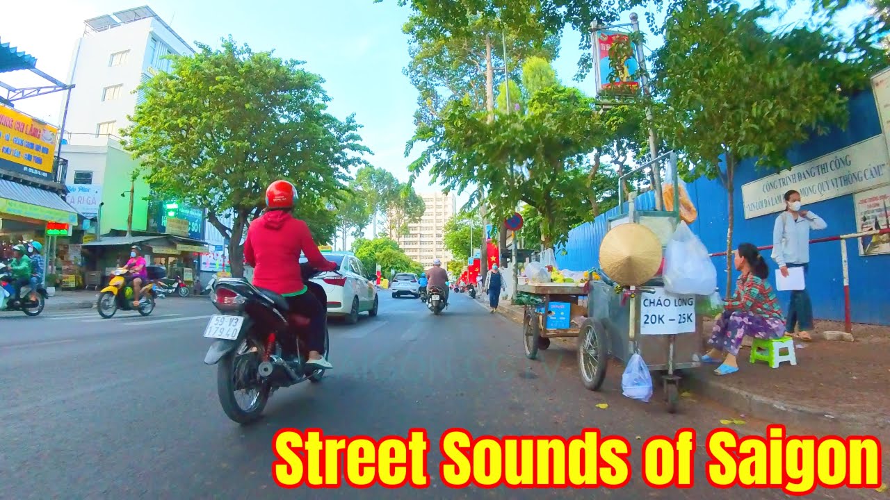 Morning Ride in Saigon &ndash; 6:30 AM | Saigon Street Ambience | Nature Sounds for Sleep